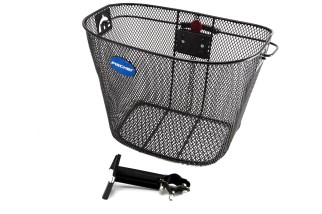 Panier guidon avant fixation rapide potence clips 23L