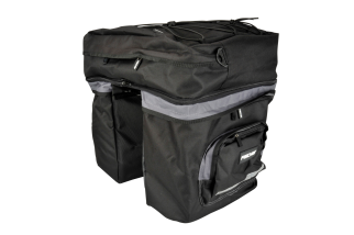 Fischer sacoche porte-bagages 3 compartiment (avec sac à dos)