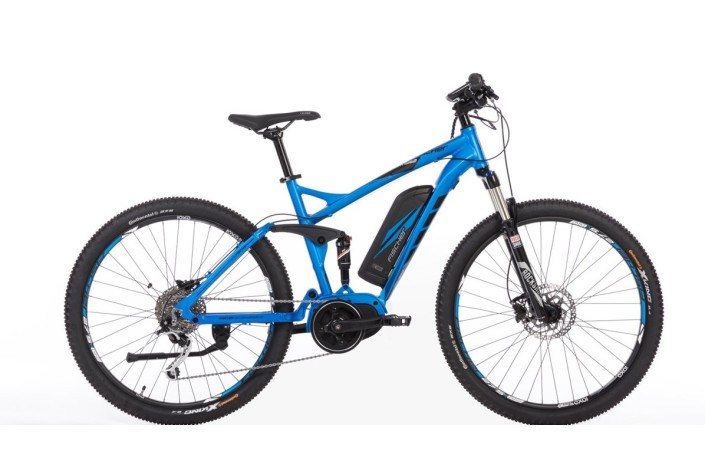 VTT  électrique 27,5'' tout suspendu Fischer moteur central Bafang, 48volt