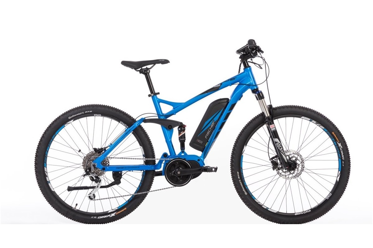 VTT  électrique 27,5'' tout suspendu Fischer moteur central Bafang, 48volt
